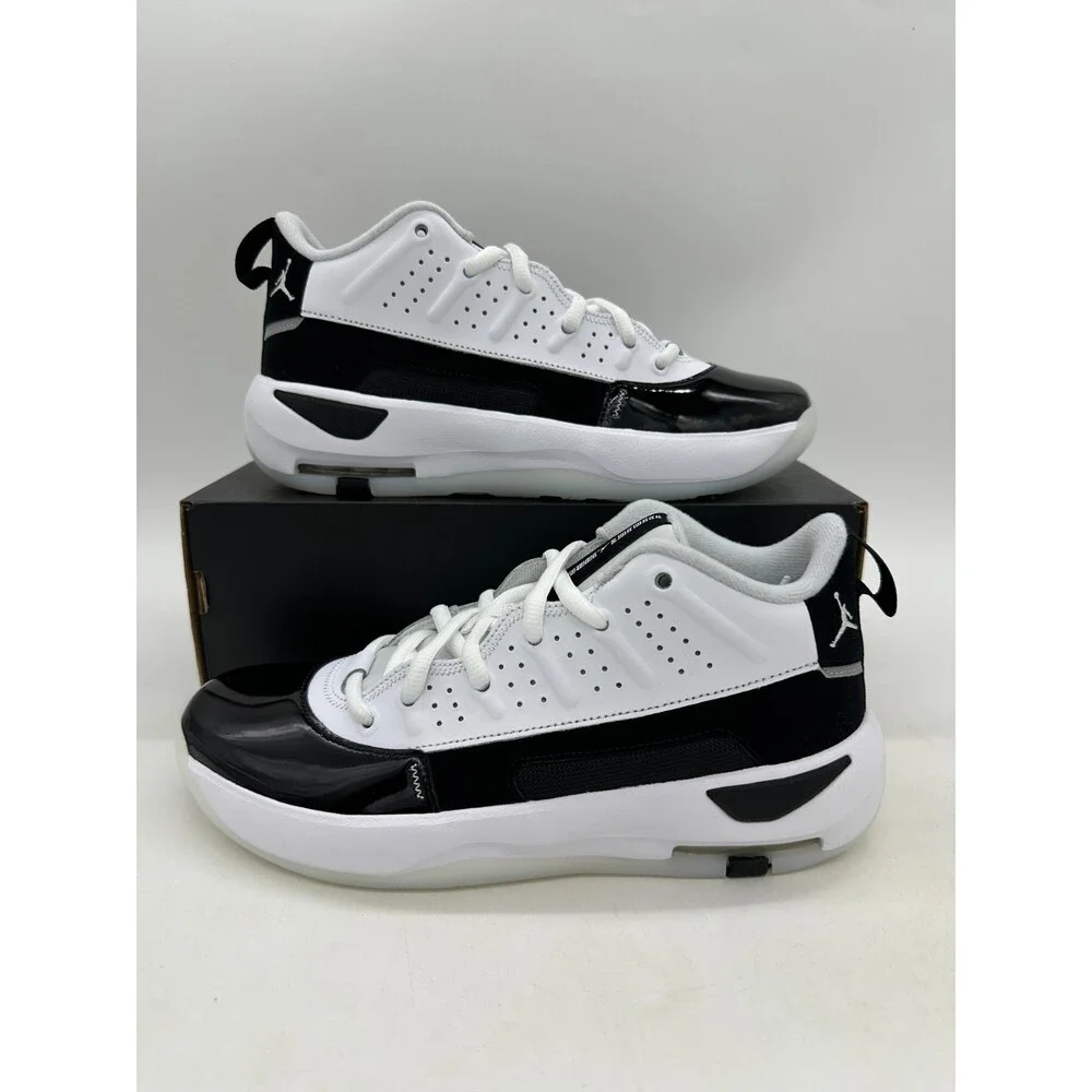 Jordan Max Aura 7 Mens Size 9.5 White Black Basketball Athletic Shoes HQ2091 100